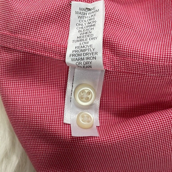 BANANA REPUBLIC BUTTON DOWN SLIM-FIT NON-IRON SHIRT MENS TALL - Picture 8 of 10